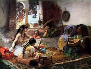 unknow artist Arab or Arabic people and life. Orientalism oil paintings  318 oil painting image